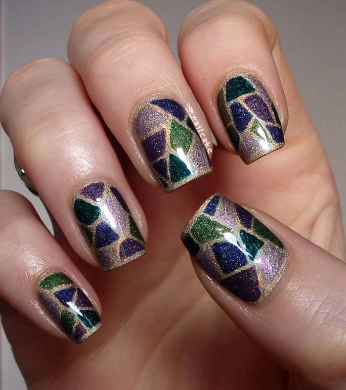 Mosaic Nail Trend (15)
