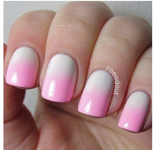 Άσπρα - ροζ νύχια (15)