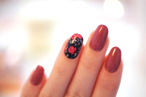 Floral nails (20)