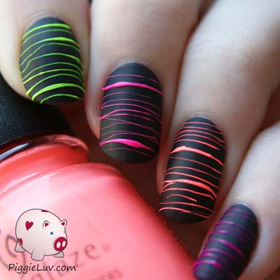 Neon nails - Φωσφοριζέ νύχια (33)