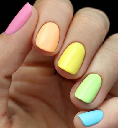 Neon nails - Φωσφοριζέ νύχια (35)
