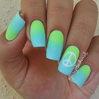 Neon nails - Φωσφοριζέ νύχια (44)