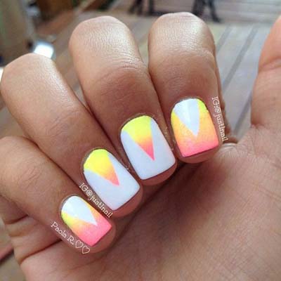 Neon nails - Φωσφοριζέ νύχια (50)
