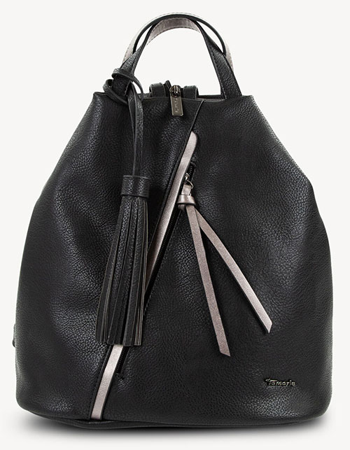 Μαύρο Backpack τύπου πουγκί - Tamaris