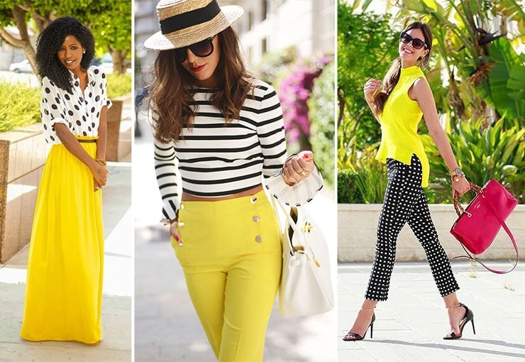 Prints που μπορείς να φορέσεις με το κίτρινο χρώμα στα ρούχα (2)