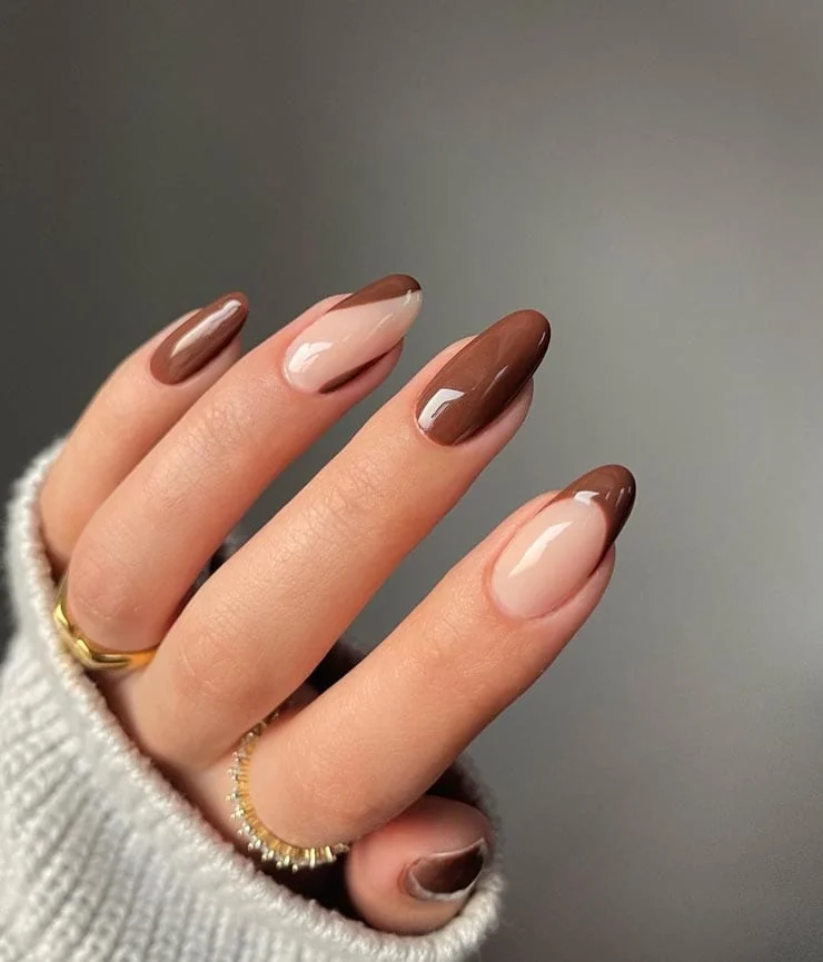 Νύχια Φθινόπωρο / Χειμώνας 2023 – 2024: Σοκολατί νύχια (3)